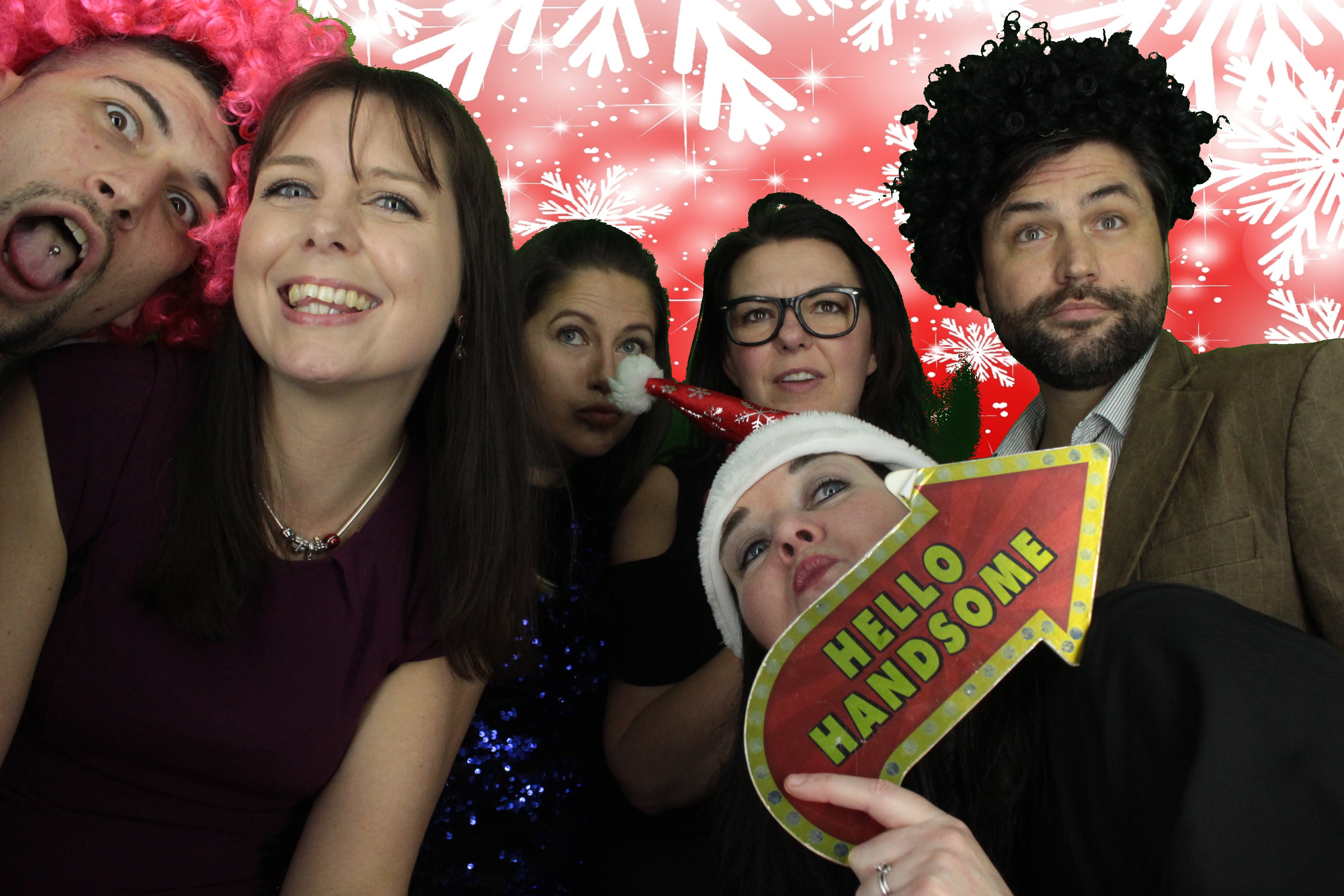One Line Christmas Party | View more photos from the event at gallery.myphotoboothexperience.co.uk/u/MyPhotoBoothExperienceLtd/One-Line-Christmas-Party